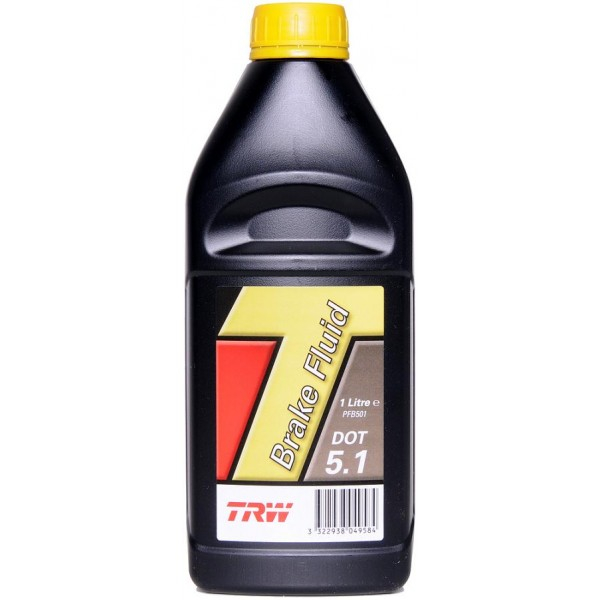 Тормозная жидкость TRW BRAKE FLUID DOT 5.1, 1л
